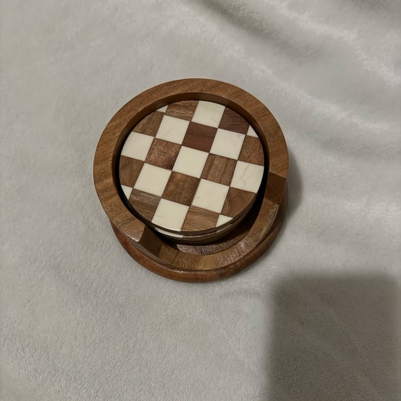 Checkered Coasters - Picture 2 of 2